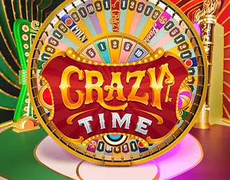 Crazy Time Live Game Show von Evolution Gaming – Glücksrad-Show mit Pachinko, Coin Flip und Cash Hunt Bonusspielen